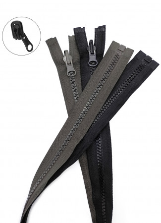 Молния трактор Т5 1 замок у/з бегунок перекидной LOGO 85см в Краснодаре