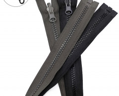 Молния трактор Т8 1 замок 70см у/з бегунок перекидной LOGO (50шт)