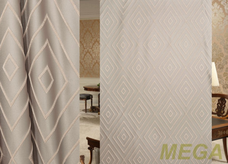 Ткани портьерные Многоцвет Жаккард AL F-3930-3606/285 PJac