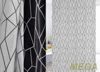 Ткани портьерные Жаккард Блэкаут HT S 6739-black/280 Bl