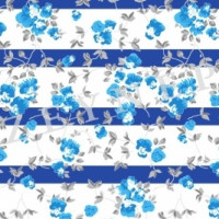 Полотно трикотажное Кулирка 30/1 набивная в рулоне  в Краснодаре