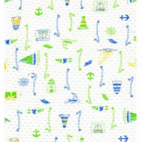 Полотно трикотажное Кулирка 30/1 набивная в рулоне  в Краснодаре
