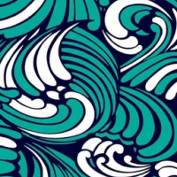 Полотно трикотажное Кулирка 30/1 набивная в рулоне  в Краснодаре