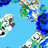 Полотно трикотажное Кулирка 30/1 набивная в рулоне  в Краснодаре